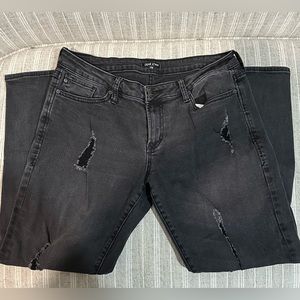 Dear John Women’s Jeans - Black, Distressed, size 28